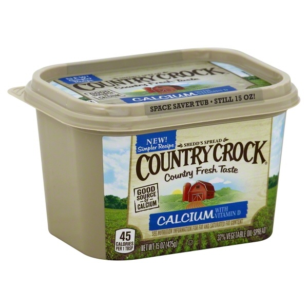 slide 1 of 1, Shedds Spread Country Crock With Calcium & Vitamin D, 15 oz