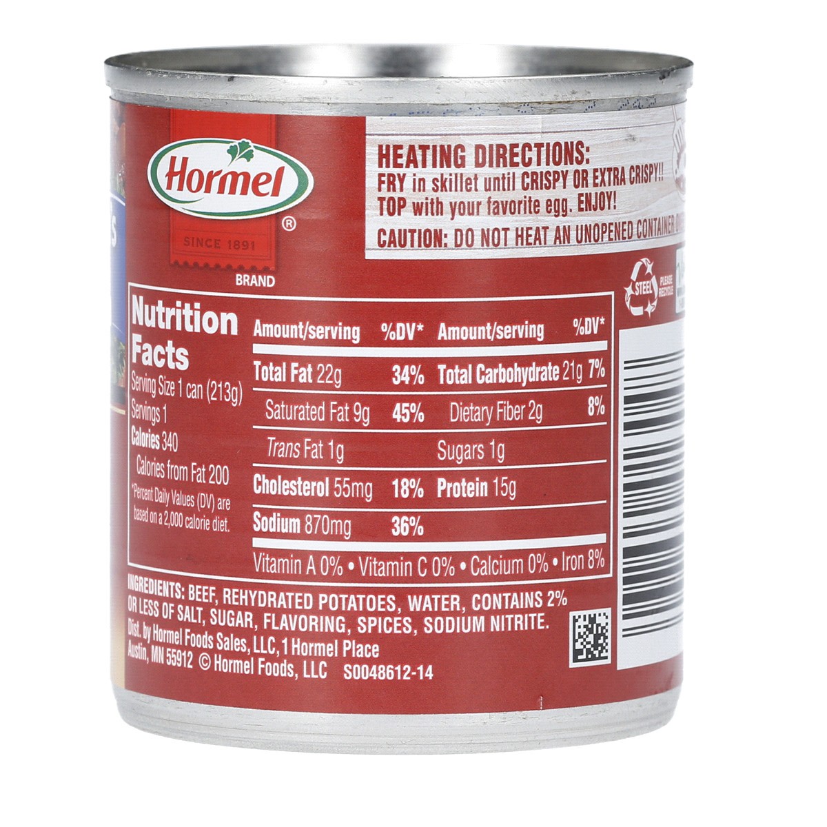 slide 2 of 2, Mary Kitchen Hormel MARY KITCHEN Corned Beef Hash, 7.5 oz