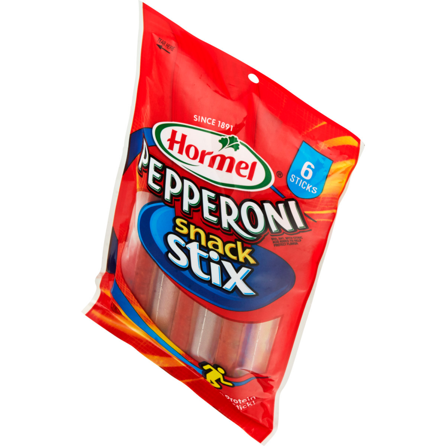 slide 3 of 4, Hormel Pepperoni Snack Stix 6 Sticks, 6 ct