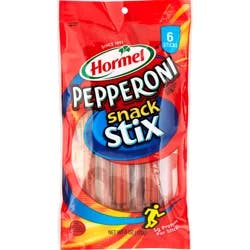 Hormel Pepperoni Snack Stix 6 Sticks
