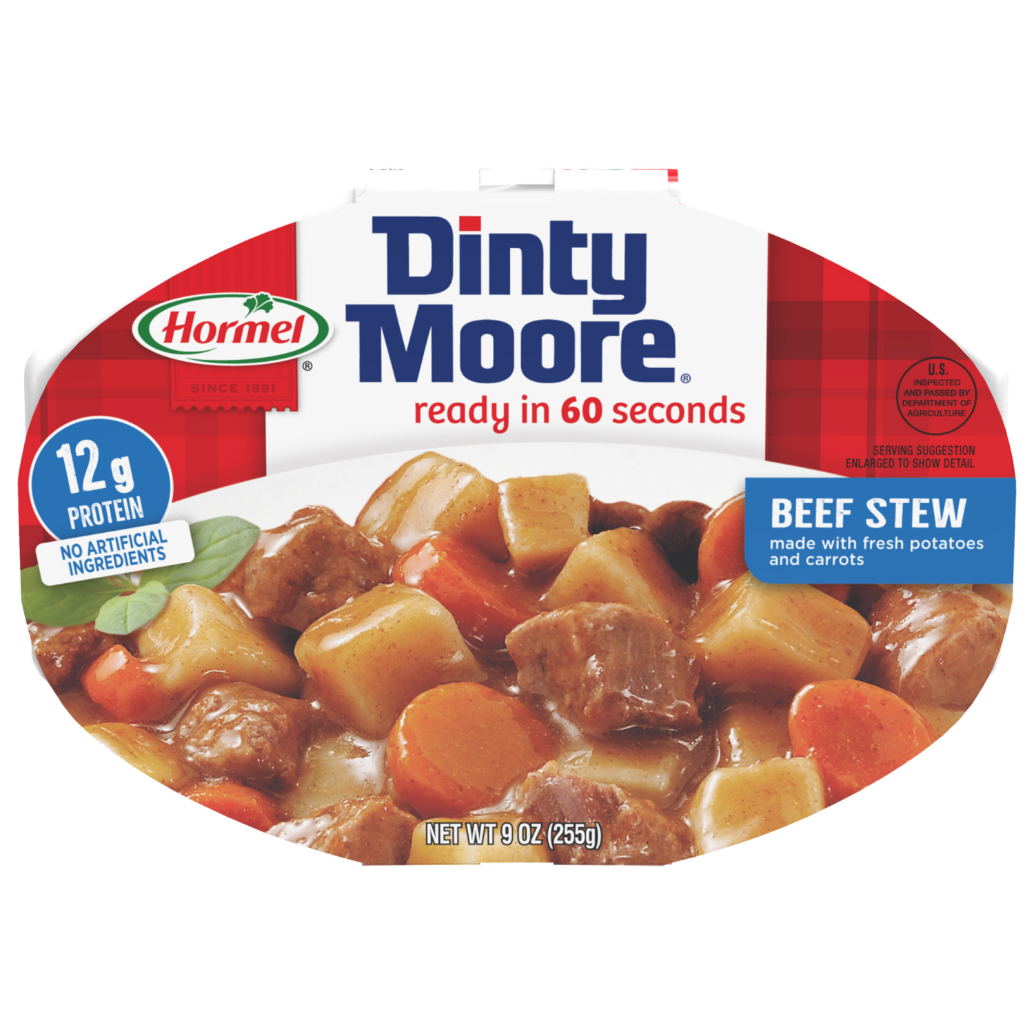 slide 1 of 8, Hormel Dinty Moore Beef Stew 9 oz. Sleeve, 9 oz