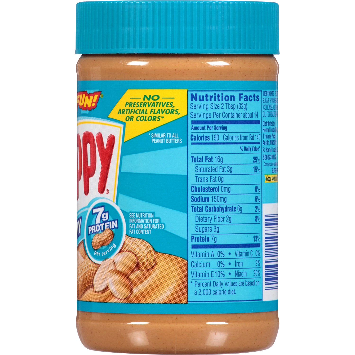 slide 3 of 4, Skippy Creamy Peanut Butter 16.3 oz, 16.3 oz