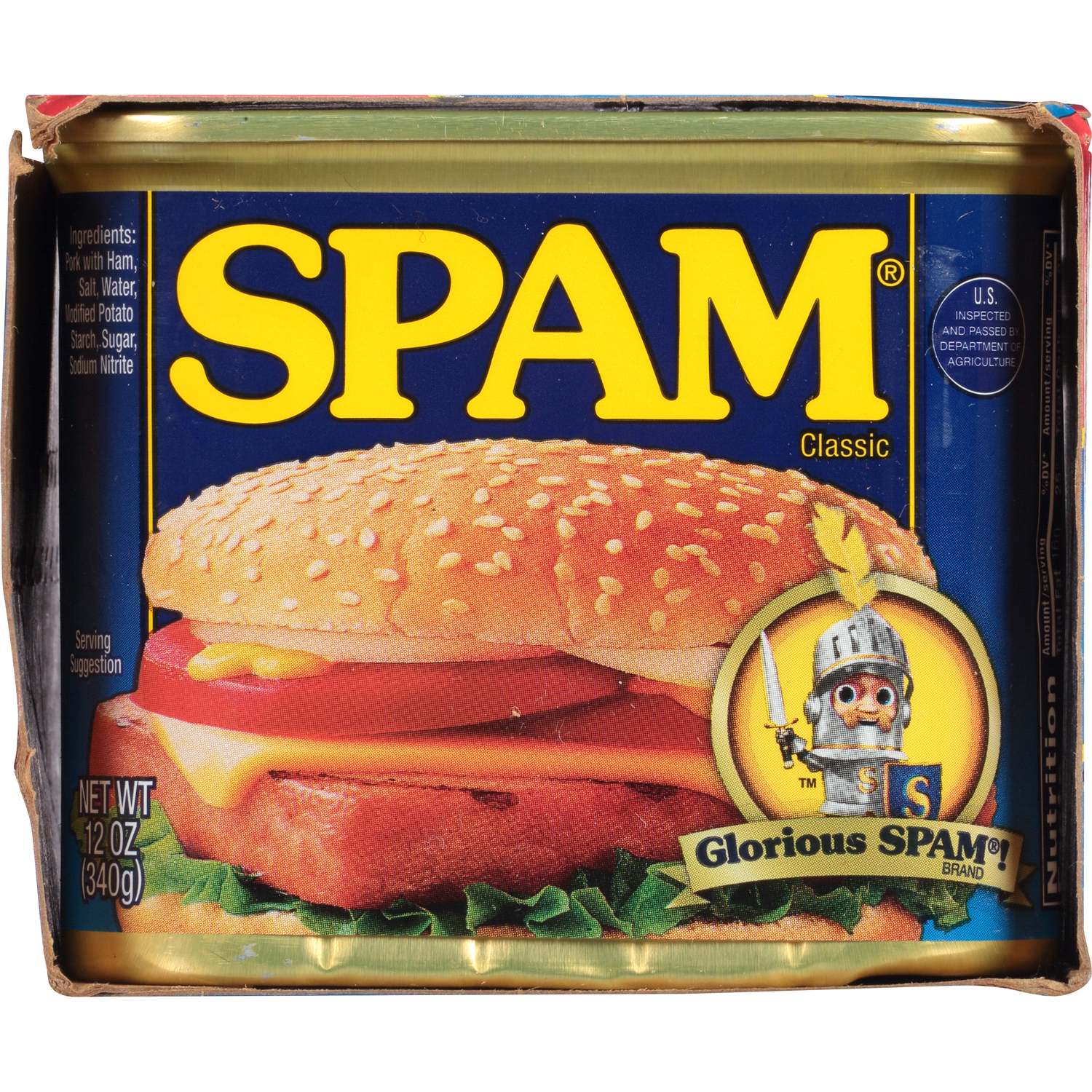 slide 3 of 4, SPAM Classic Luncheon Meat 12 Ounce Cans, 2 Pack, 24 oz