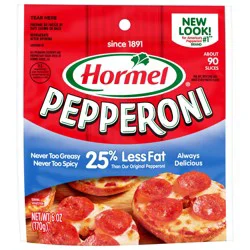 Hormel Pepperoni 25% Less Fat, 6 Oz