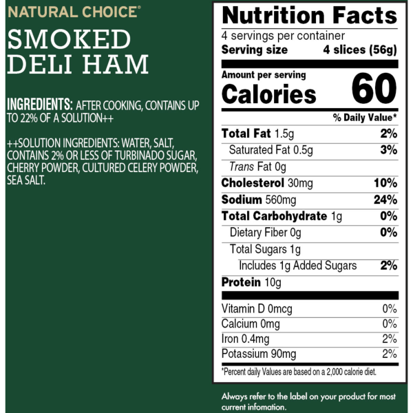 slide 7 of 25, Hormel Natural Choice Smoked Deli Ham, 8 oz, 8 oz