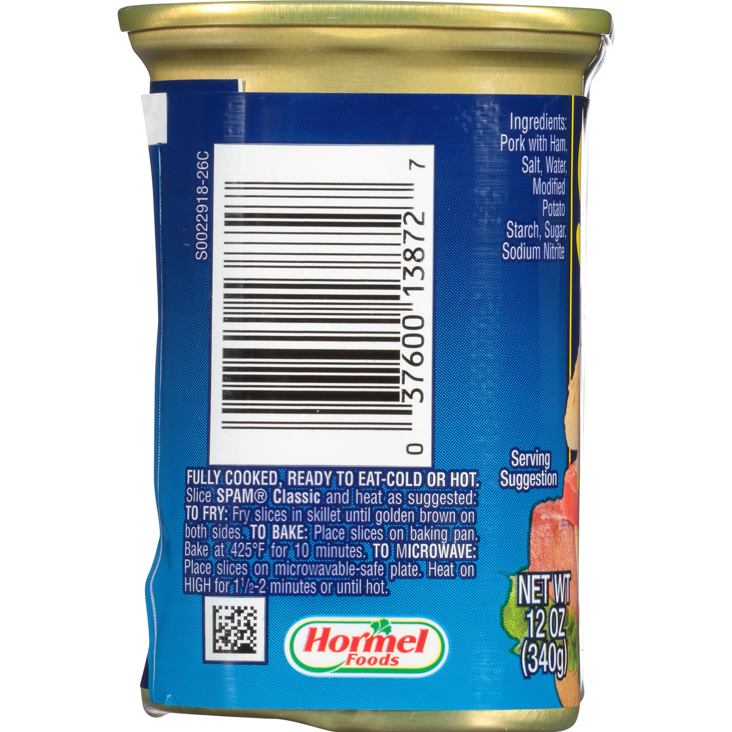 slide 2 of 2, SPAM Classic, 12 oz