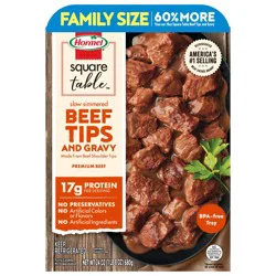 Hormel Square Table Family Size Beef Tips, 24 Oz