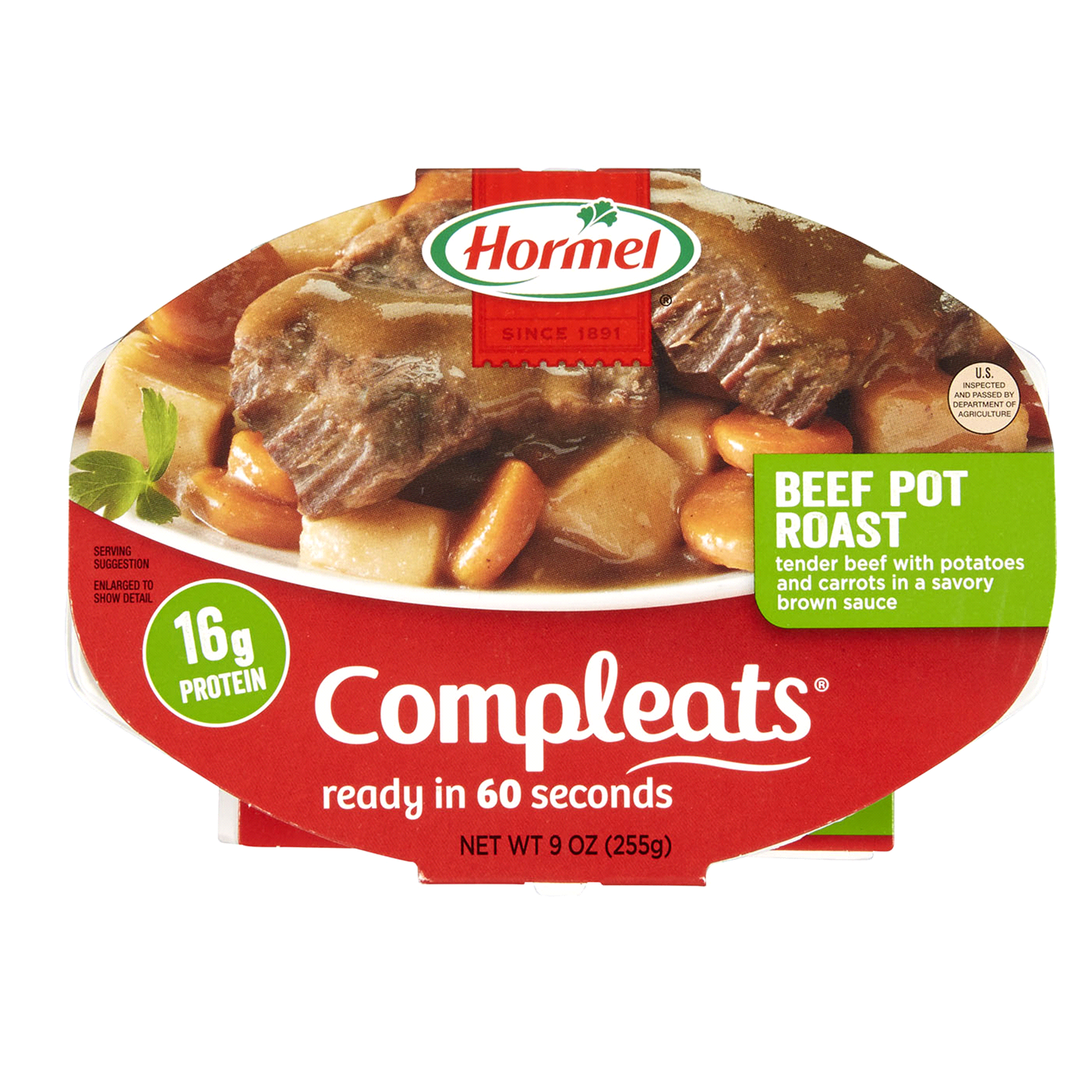 slide 1 of 2, Hormel COMPLEATS Beef Pot Roast, 9 oz