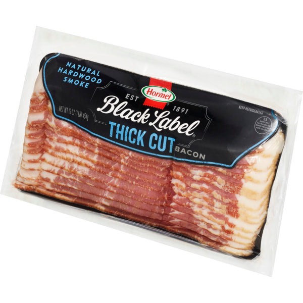 slide 8 of 29, Hormel Black Label Bacon Thick Sliced, 16 oz