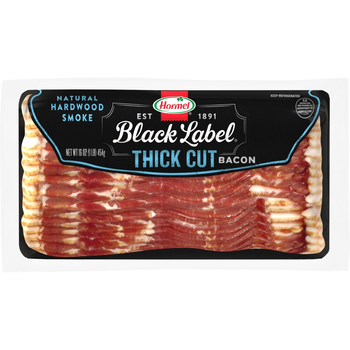slide 1 of 29, Hormel Black Label Bacon Thick Sliced, 16 oz