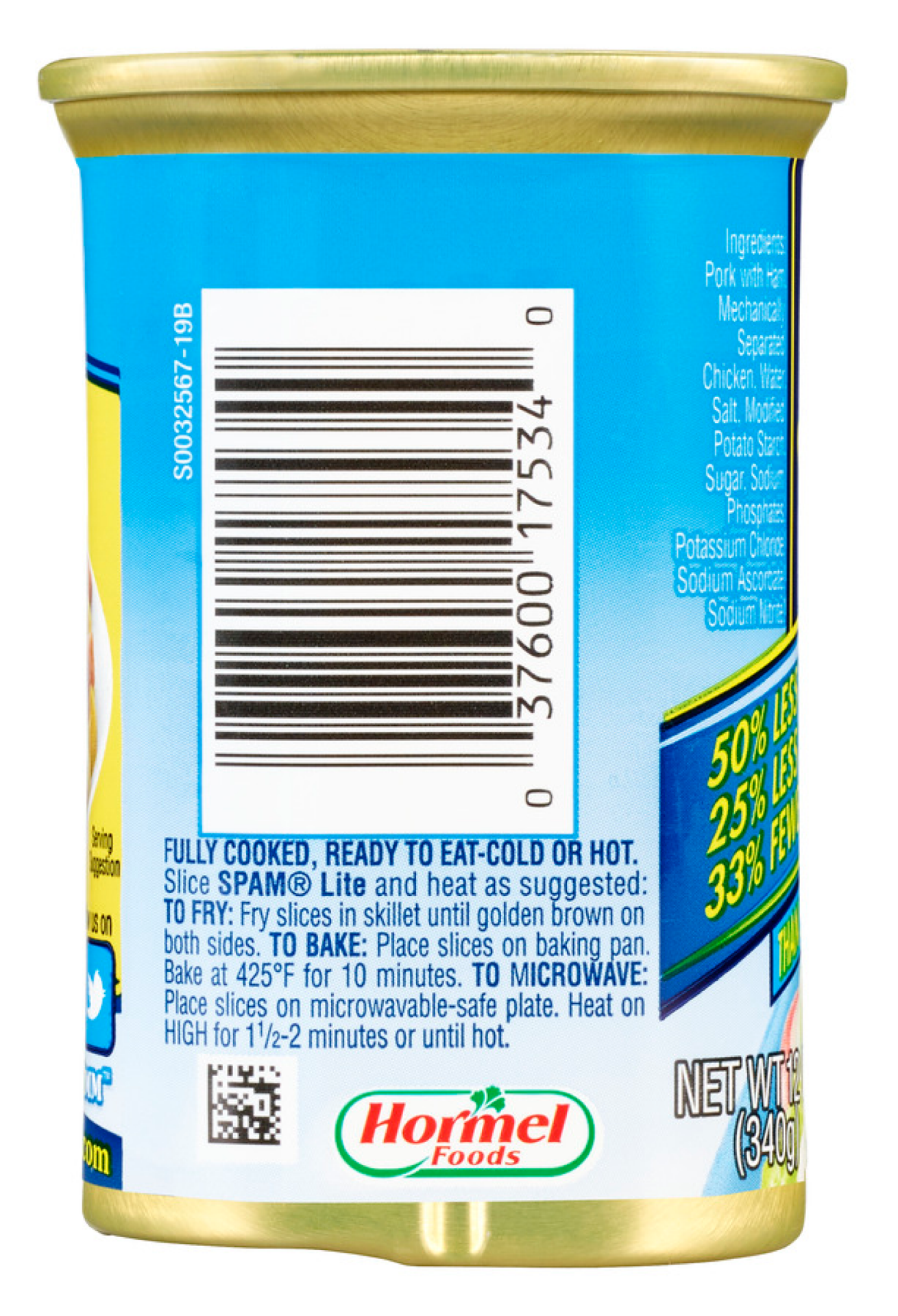 slide 2 of 5, SPAM Lite, 12 oz