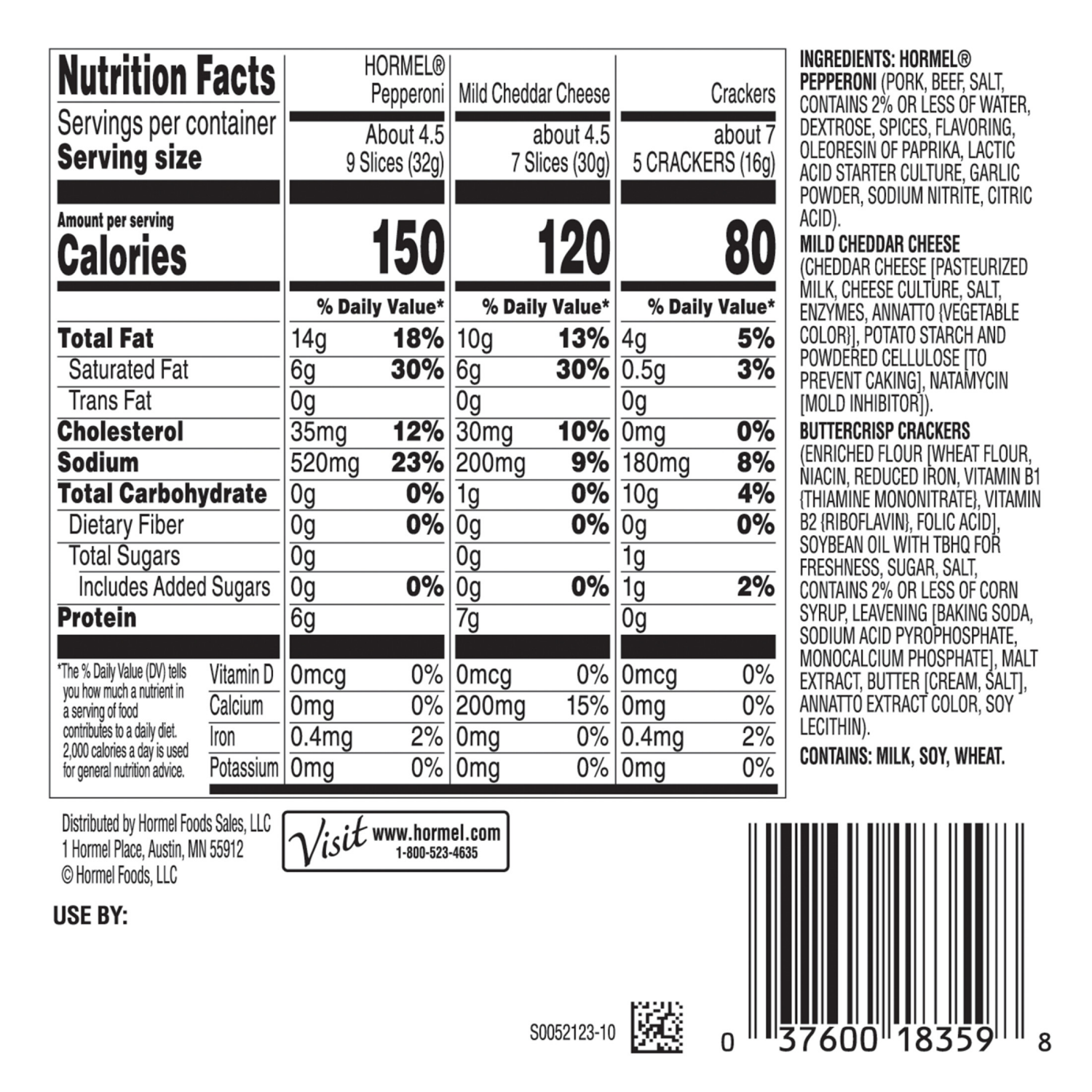 slide 5 of 5, HORMEL GATHERINGS Snack Tray Pepperoni and Cheese, 14 oz