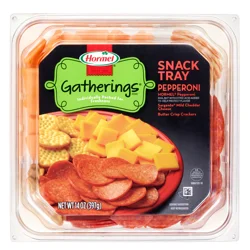 HORMEL GATHERINGS Snack Tray Pepperoni and Cheese