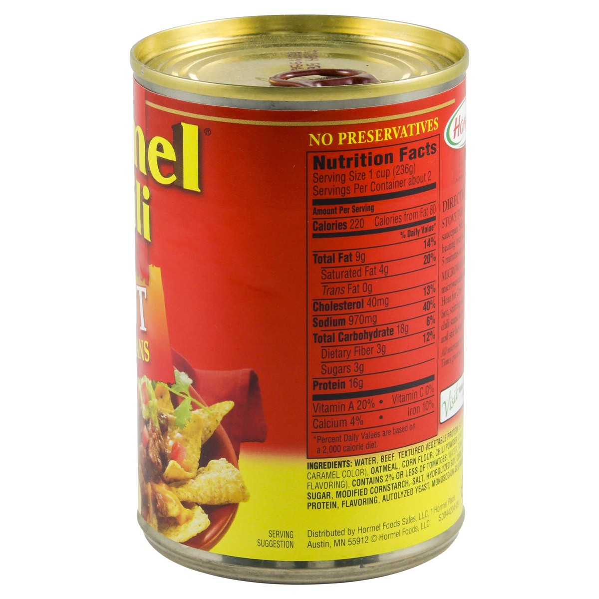 slide 4 of 4, Hormel Chili - 15 oz, 15 oz