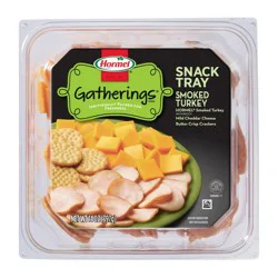 Hormel Gatherings Snack Tray Smoked Turkey & Cheese, 14 Oz