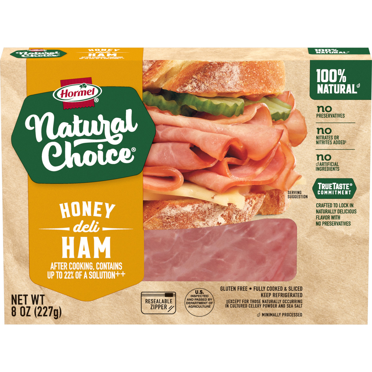 slide 1 of 21, Hormel Natural Choice Honey Deli Ham, 8 oz, 8 oz