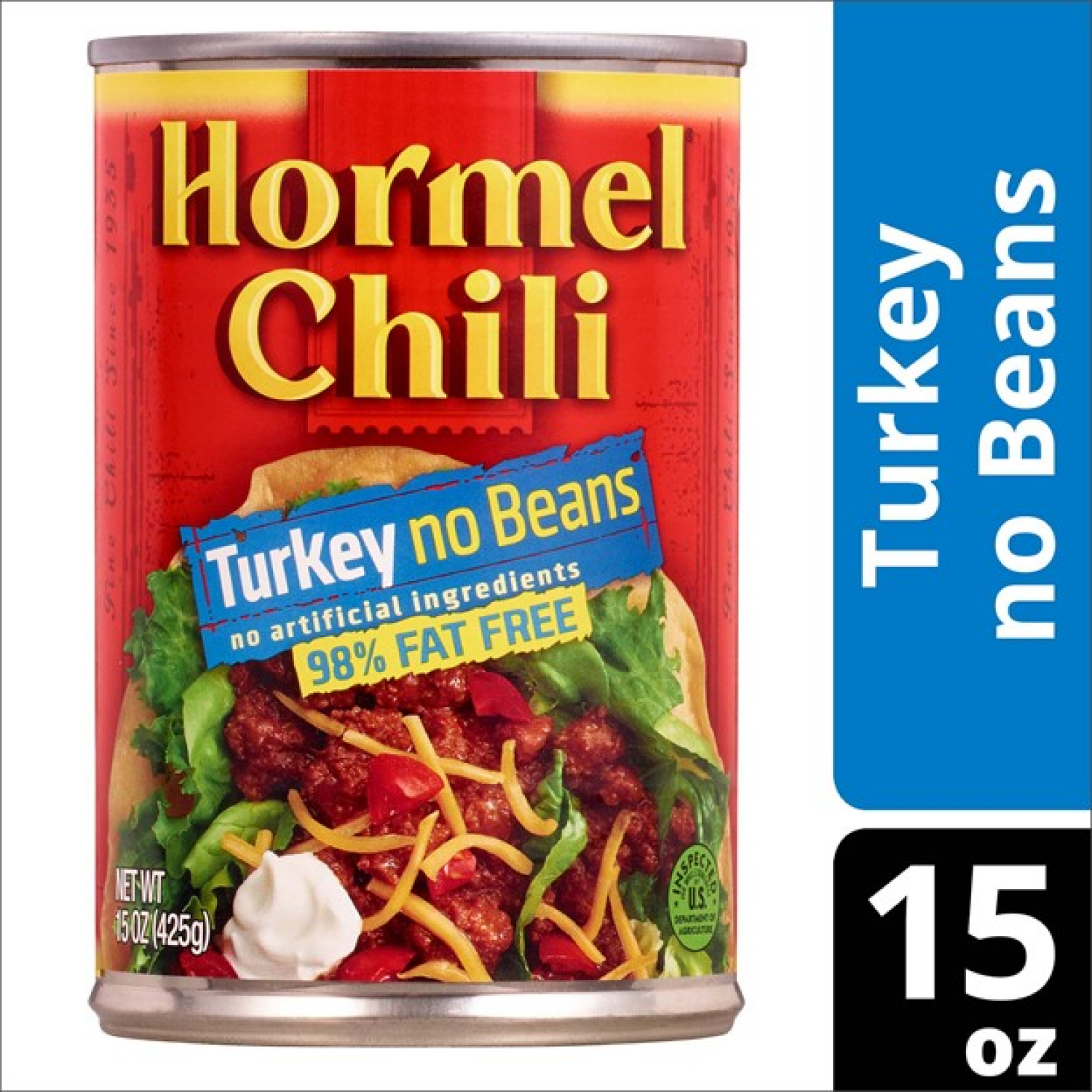 slide 1 of 1, HORMEL Chili Turkey No Beans, 15 oz