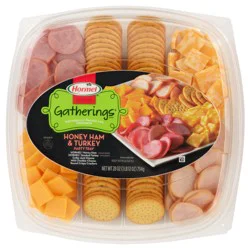 Hormel Gatherings Tray Honey Ham & Turkey, 28 Oz