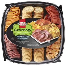 Hormel Gatherings™ Hard Salami & Pepperoni Party Tray 28 oz. Container