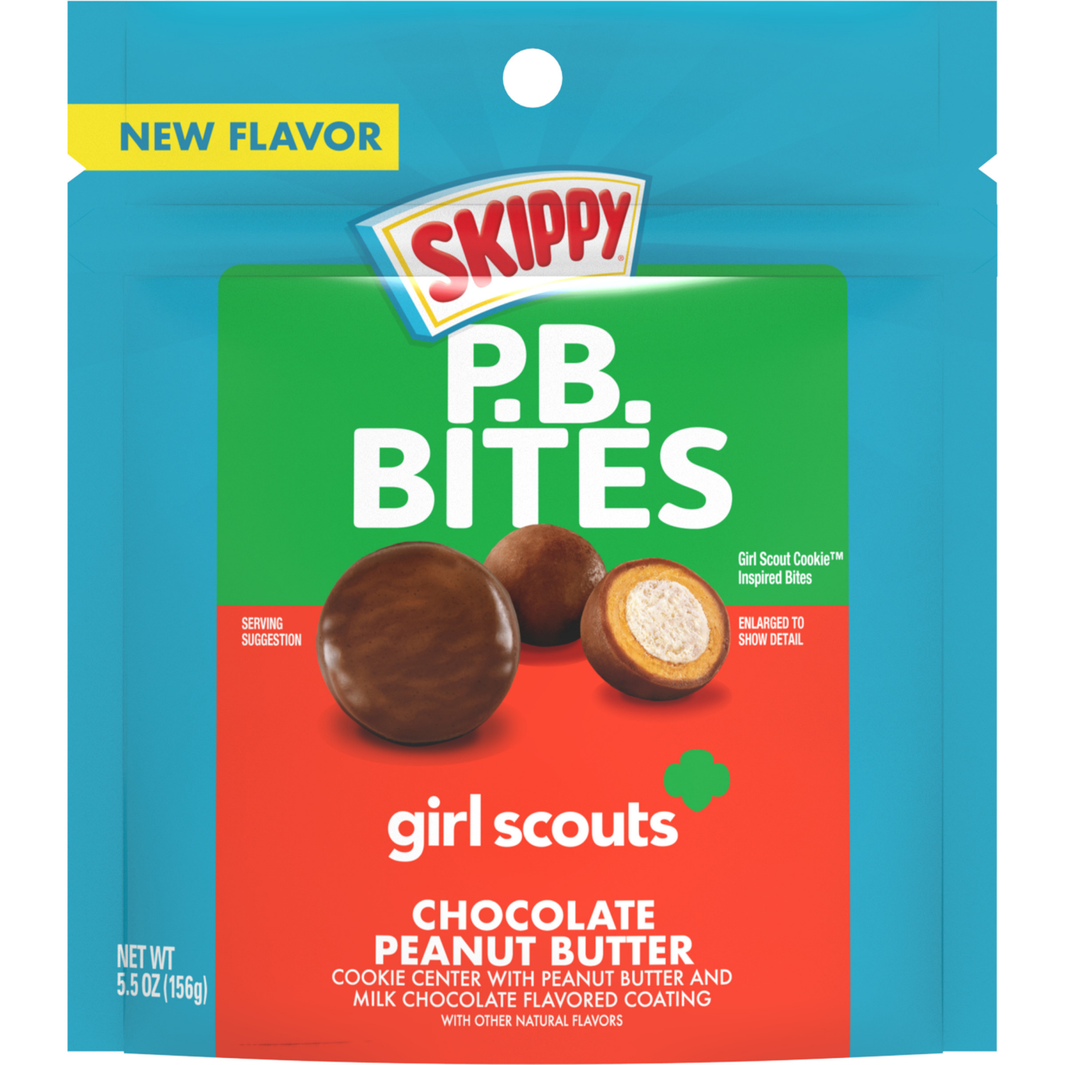 slide 1 of 4, SKIPPY Bites GS Chocolate Peanut Butter - 5.5 oz, 5.5 oz