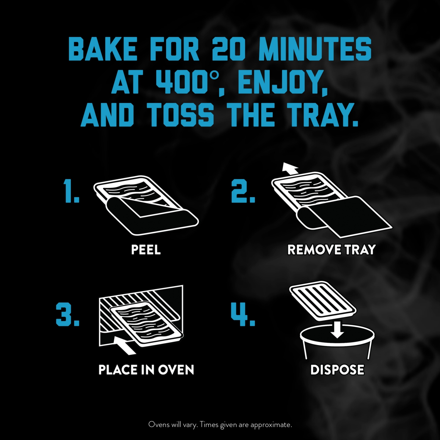 slide 5 of 6, Hormel Black Label Oven Ready™ Thick Cut Bacon, 9.3 oz