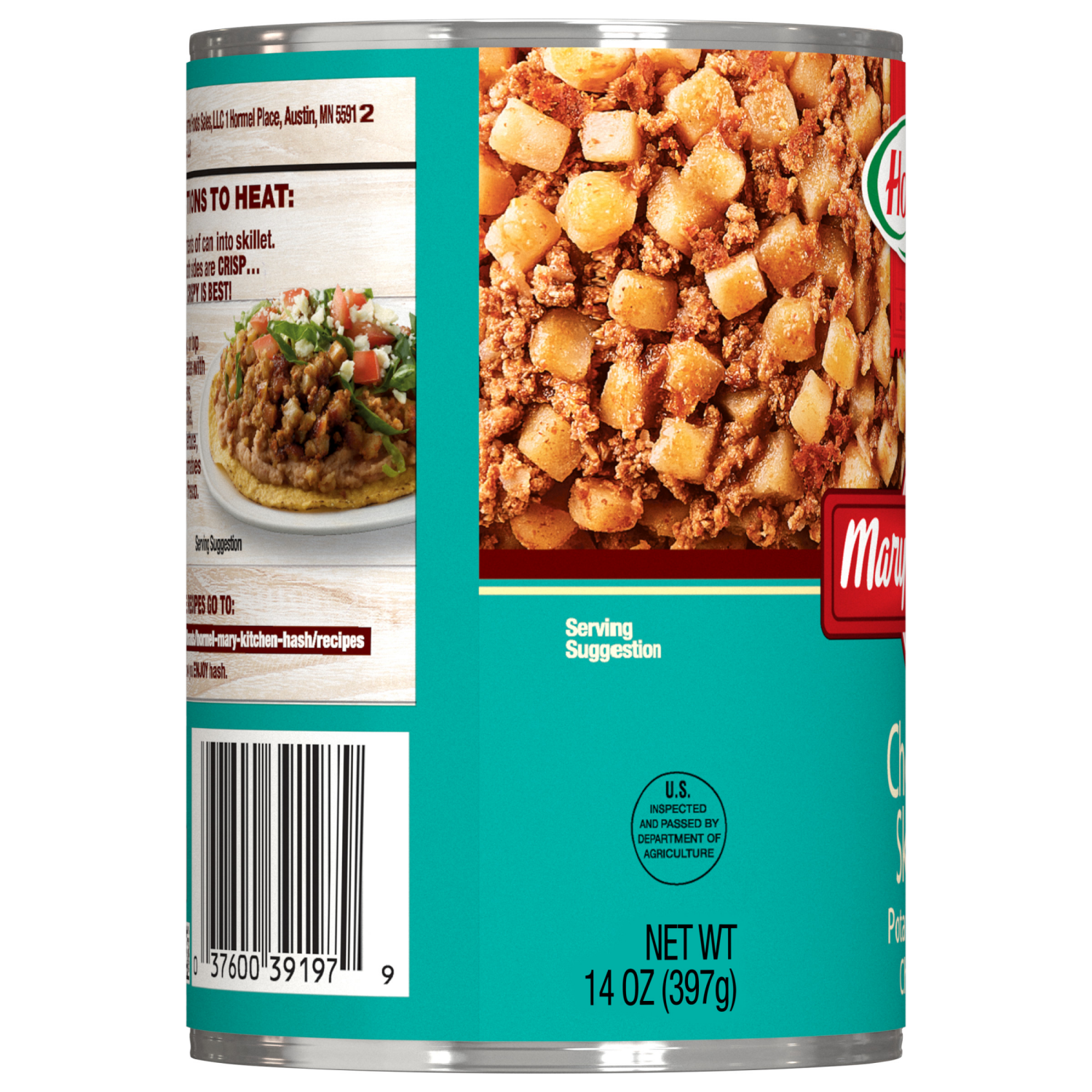 slide 2 of 3, HORMEL MARY KITCHEN Papas Con Chorizo, 14 oz