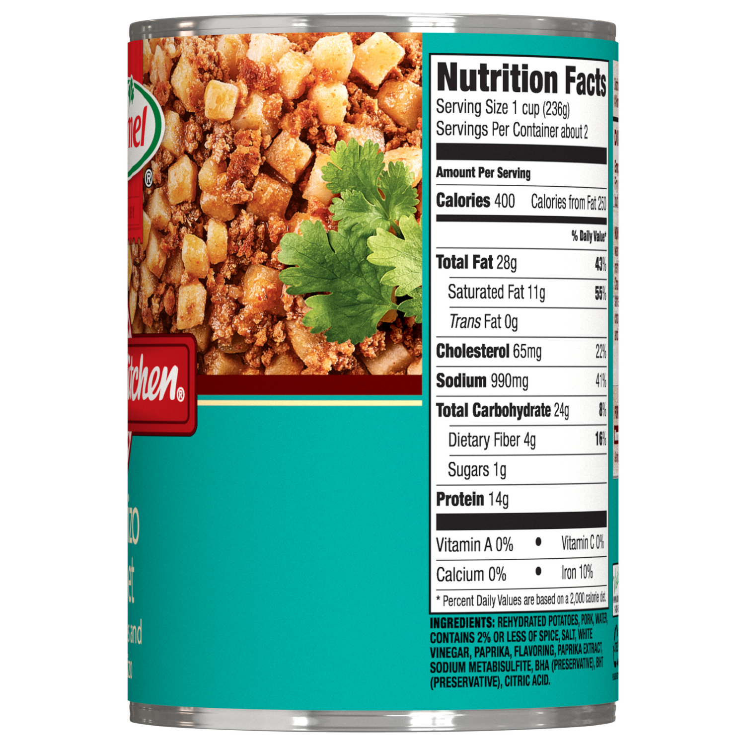 slide 3 of 3, HORMEL MARY KITCHEN Papas Con Chorizo, 14 oz