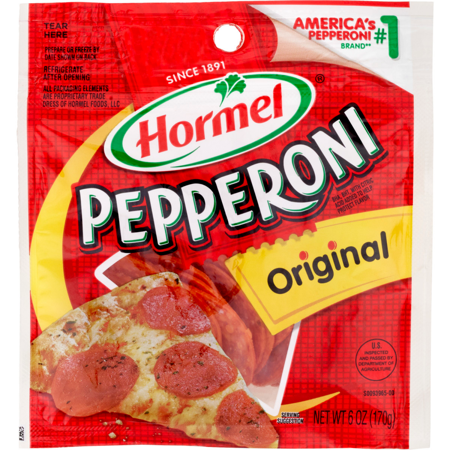 slide 1 of 4, HORMEL Original Pepperoni, 6 oz