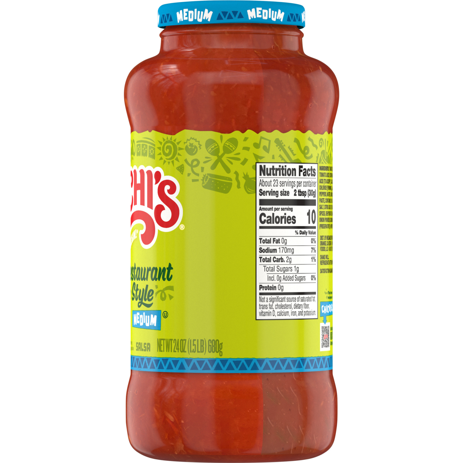 slide 3 of 3, CHI-CHI'S Salsa Medium, 24 oz