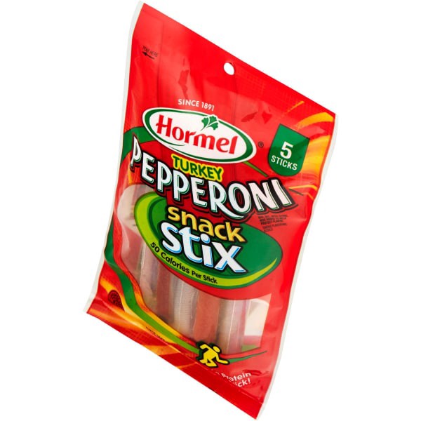 slide 4 of 21, Hormel Pepperoni Turkey Stix, 5-Pack, 3.75 oz