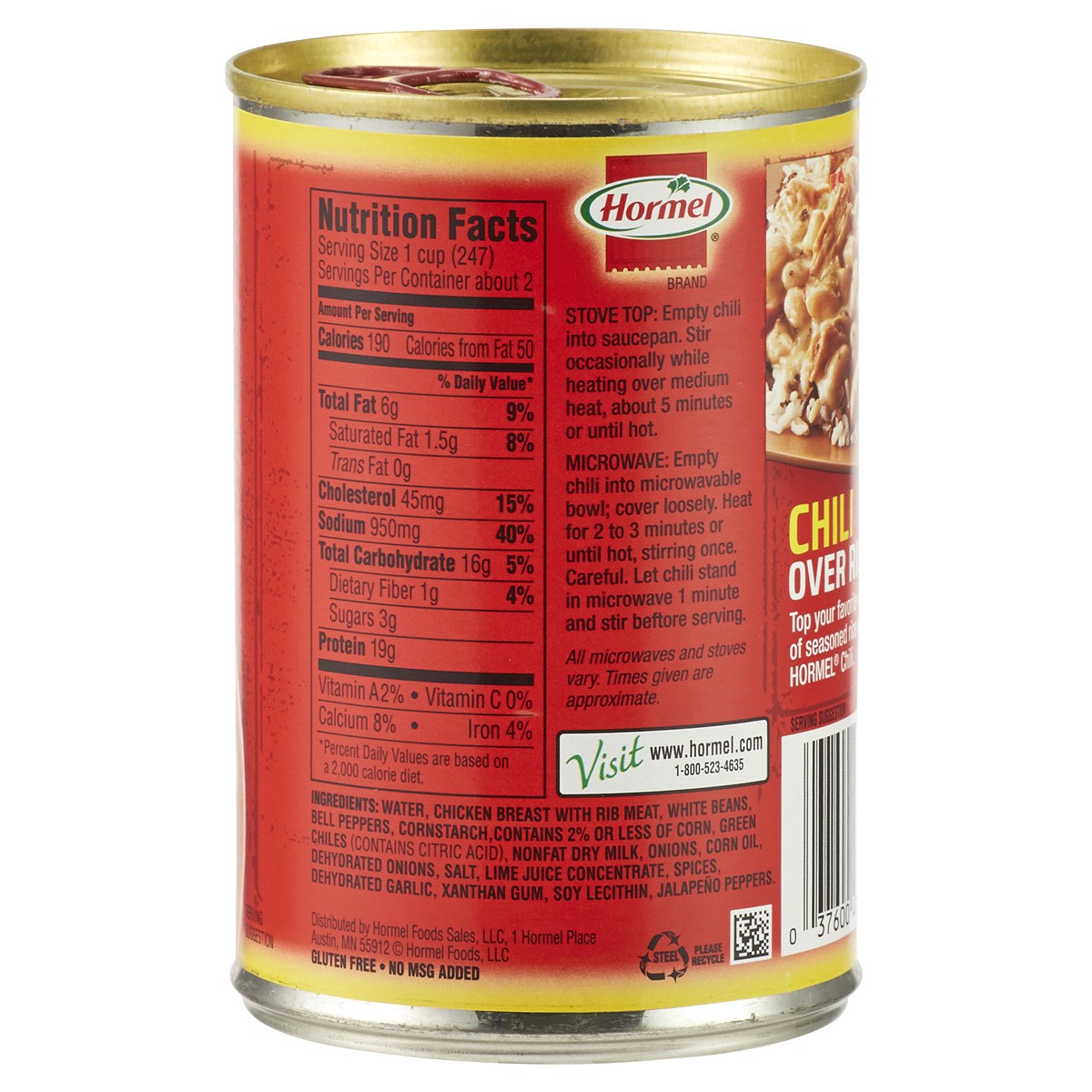 slide 2 of 2, Hormel Chicken Chili 15 oz, 15 oz