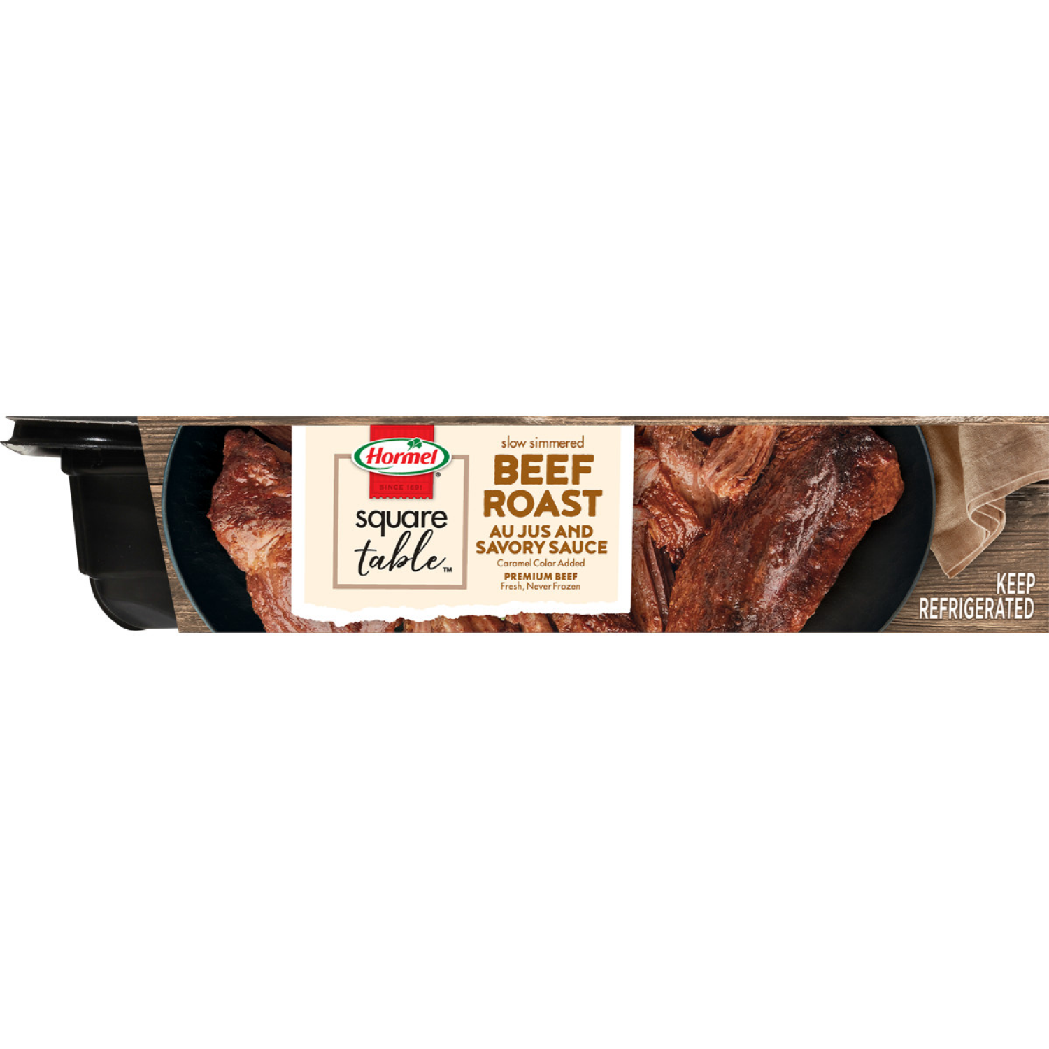 slide 2 of 5, HORMEL SQUARE TABLE Slow Simmered Beef Roast Au Jus 15 oz, 15 oz