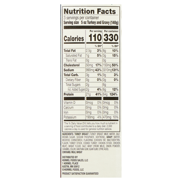 slide 24 of 29, Hormel Square Table Sliced Roast Turkey Breast & Gravy, 15 oz, 15 oz