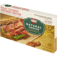 slide 7 of 29, Hormel Natural Choice Fully-Cooked Uncured Bacon, 2.52 oz, 2.52 oz