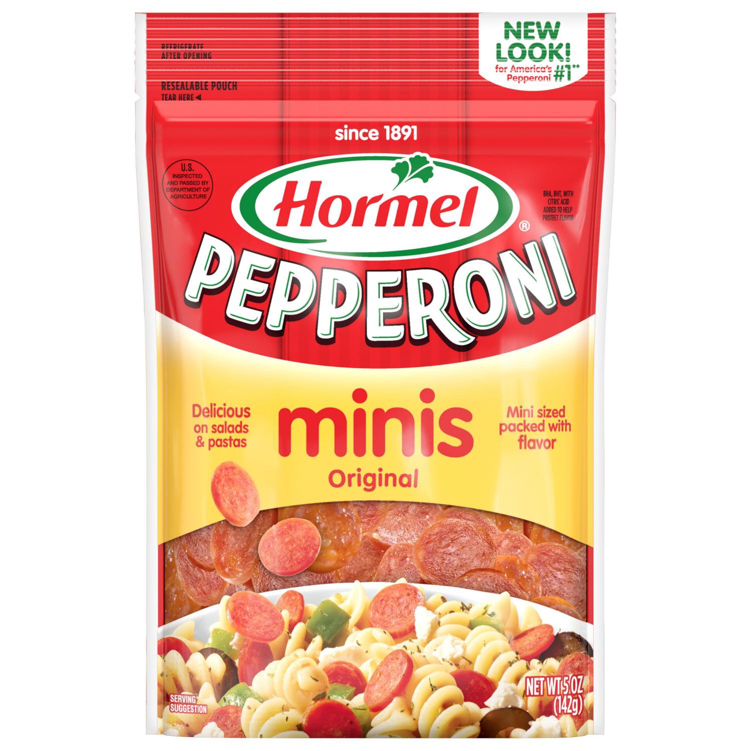 slide 1 of 8, Hormel Pepperoni Minis, 5 Oz, 5 oz
