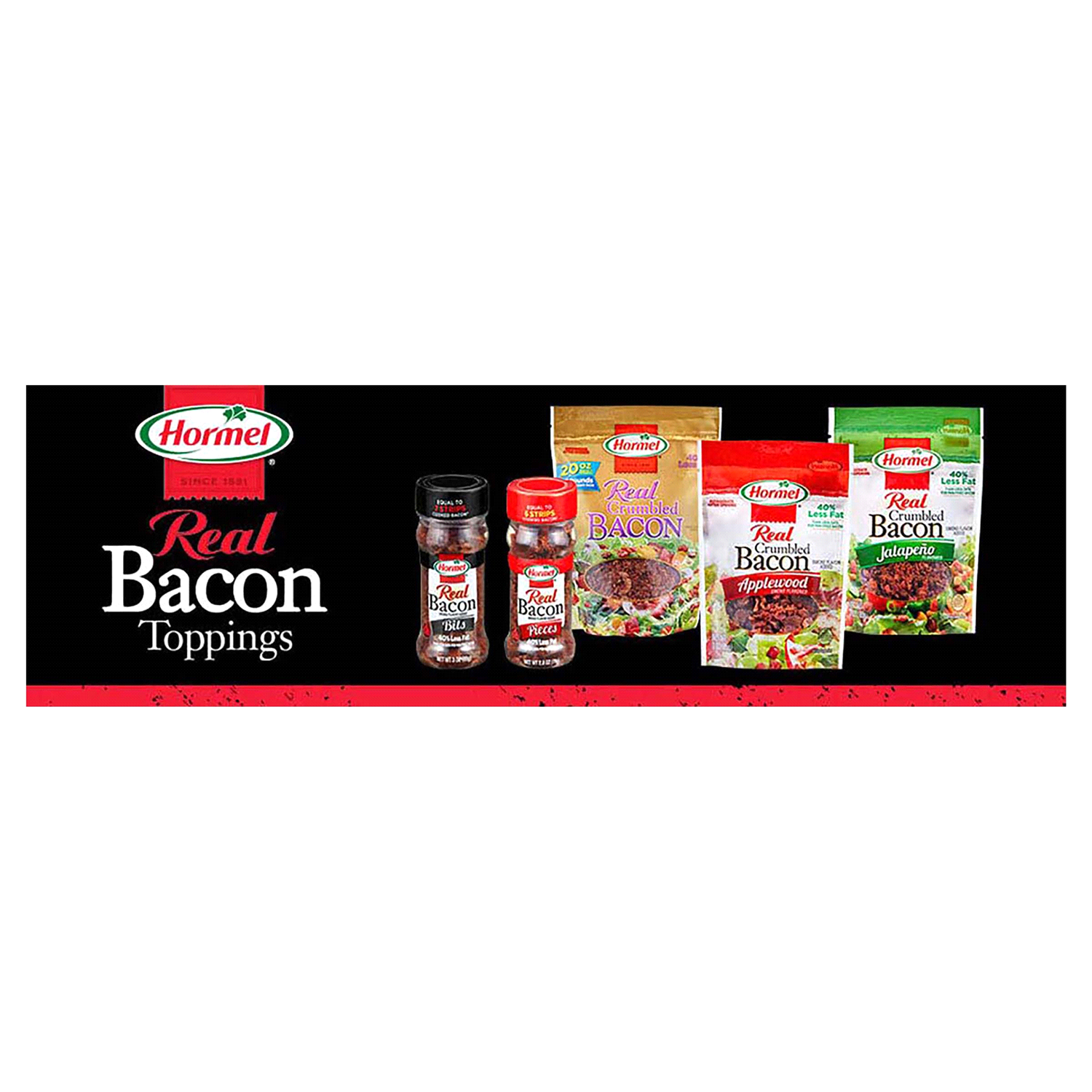 slide 4 of 4, Hormel Real Crumbled Applewood Smoke Flavored Bacon - 3 oz, 3 oz