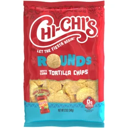 CHI-CHI'S White Corn Round Tortilla Chips