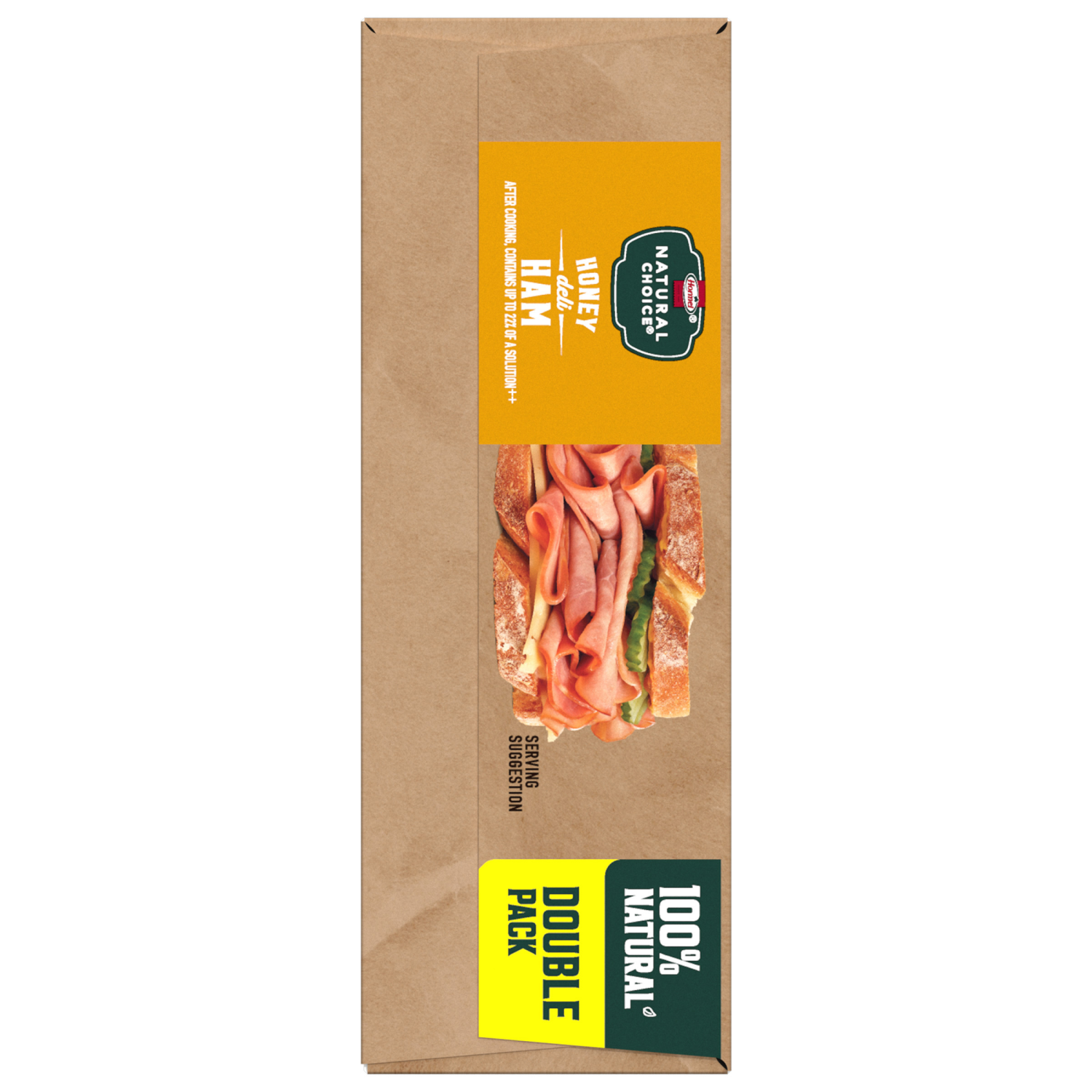slide 2 of 5, HORMEL NATURAL CHOICE Honey Deli Ham DOUBLE PACK, 14 oz