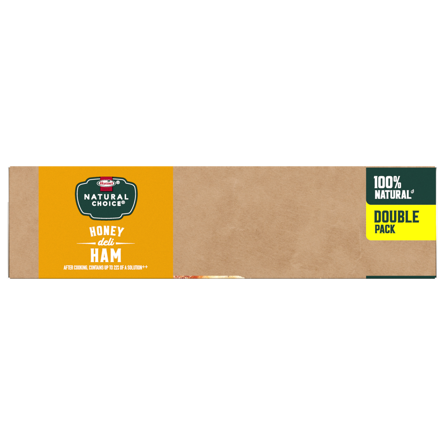 slide 5 of 5, HORMEL NATURAL CHOICE Honey Deli Ham DOUBLE PACK, 14 oz