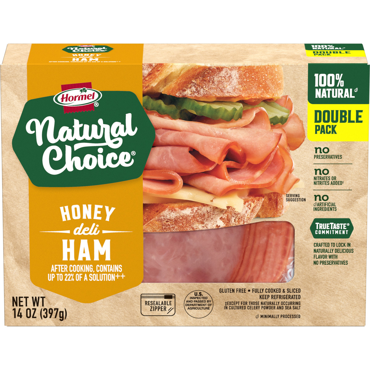 slide 1 of 29, Hormel Natural Choice Honey Ham, 14 oz, Double Pack, 14 oz