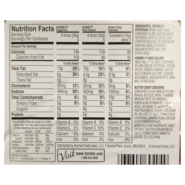 slide 4 of 5, HORMEL GATHERINGS Snack Tray Pepperoni and Salami, 14 oz