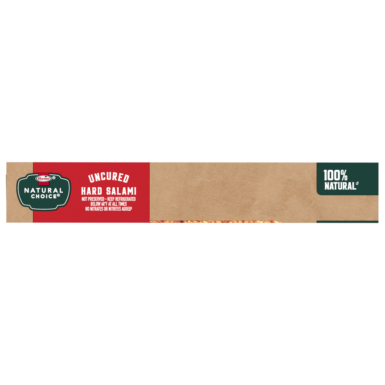 slide 5 of 5, HORMEL NATURAL CHOICE Uncured Hard Salami, 6 oz