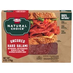 HORMEL NATURAL CHOICE Uncured Hard Salami