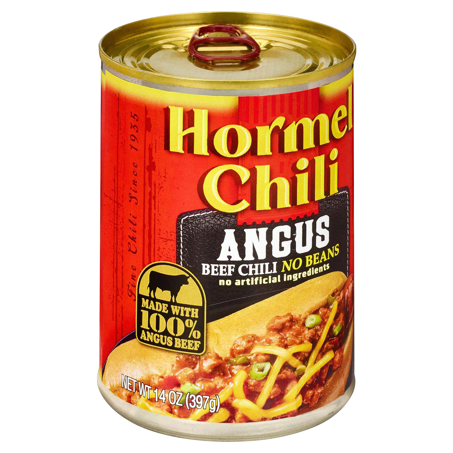 slide 4 of 4, Hormel Chili Angus Beef with No Beans, 14 oz
