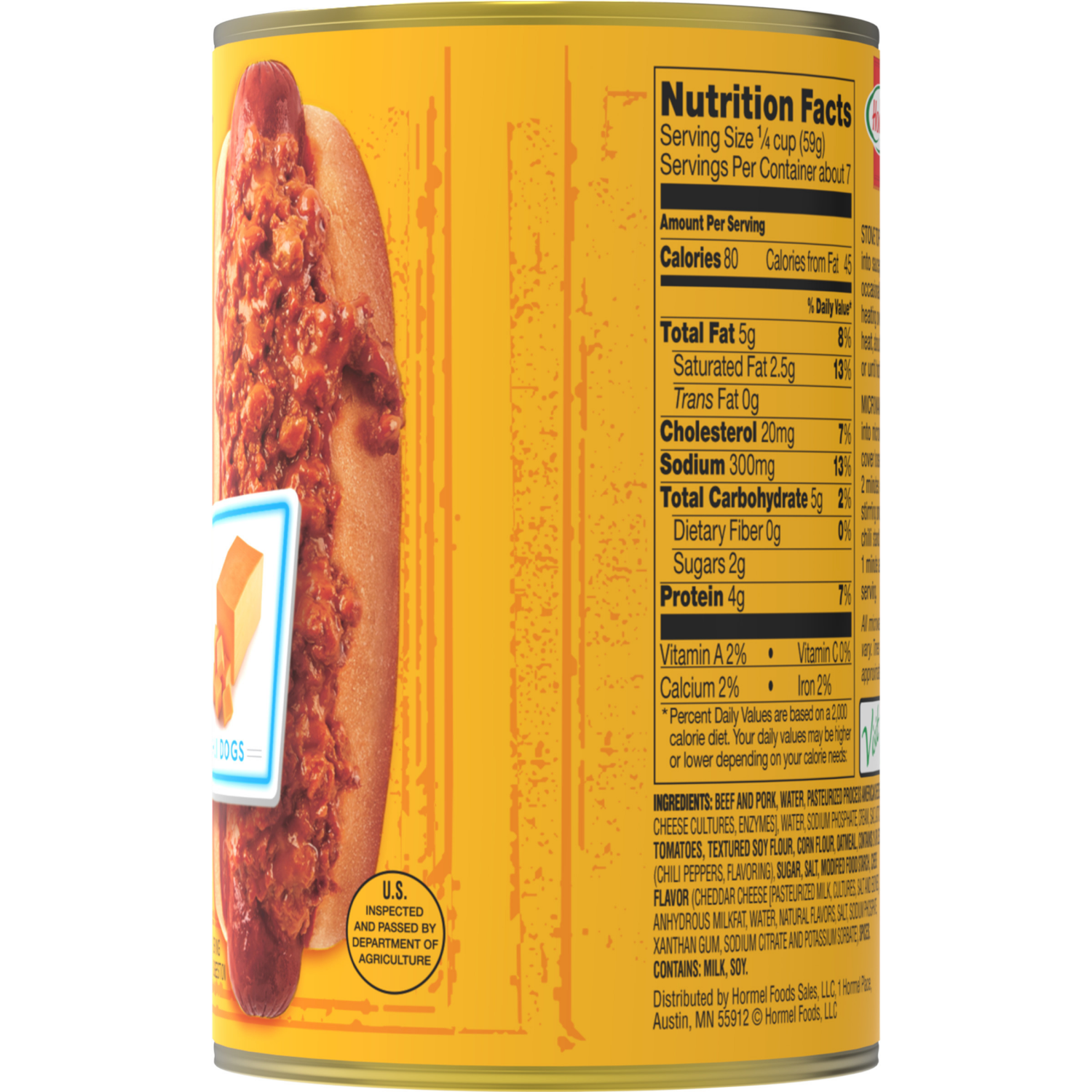 slide 3 of 4, Hormel Cheese Chili 15 oz, 15 oz