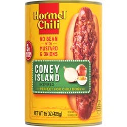 Hormel Coney Island No Bean Chili 15 oz