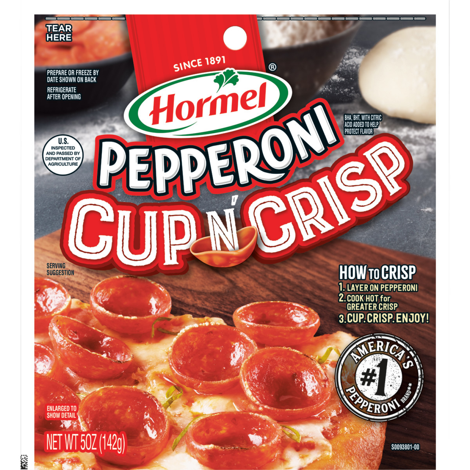 slide 1 of 4, HORMEL Pepperoni Cup and Crisp original, 5 oz