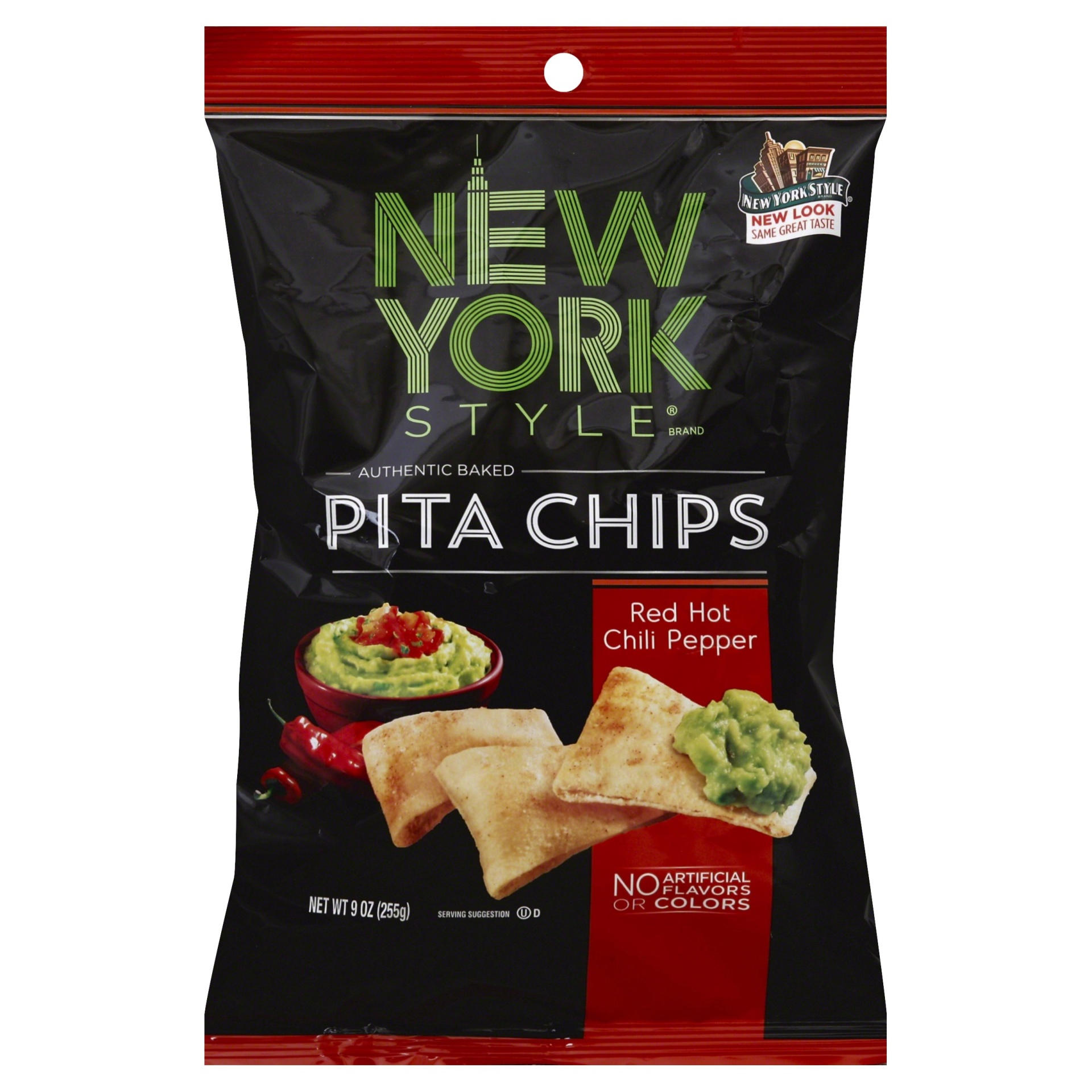 slide 1 of 1, New York Style Pita Chips 9 oz, 8 oz