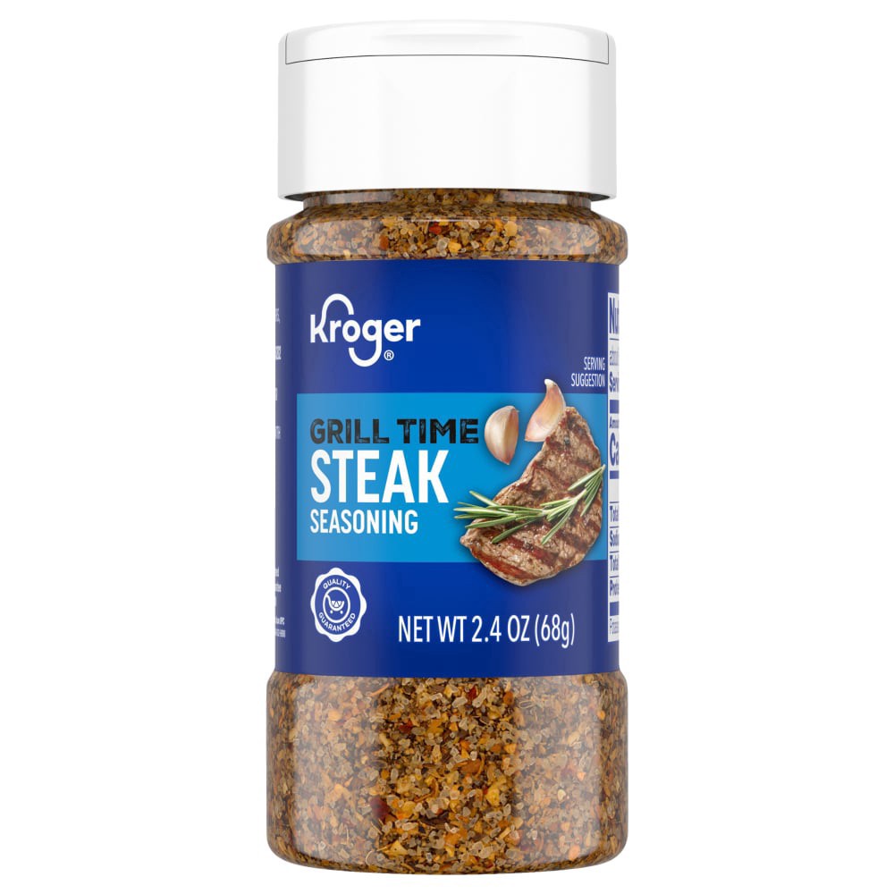 slide 4 of 4, Kroger® Grill Time Steak Seasoning Shaker, 2.4 oz