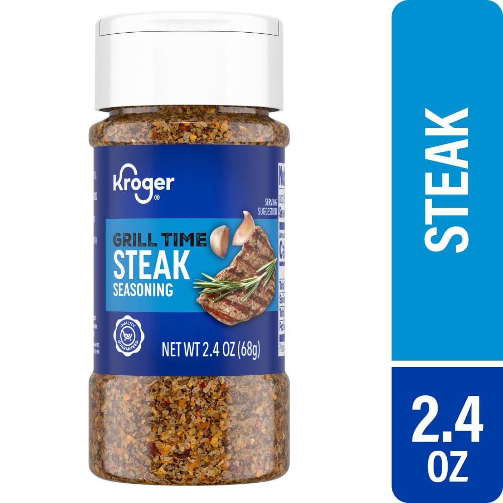 slide 1 of 4, Kroger® Grill Time Steak Seasoning Shaker, 2.4 oz